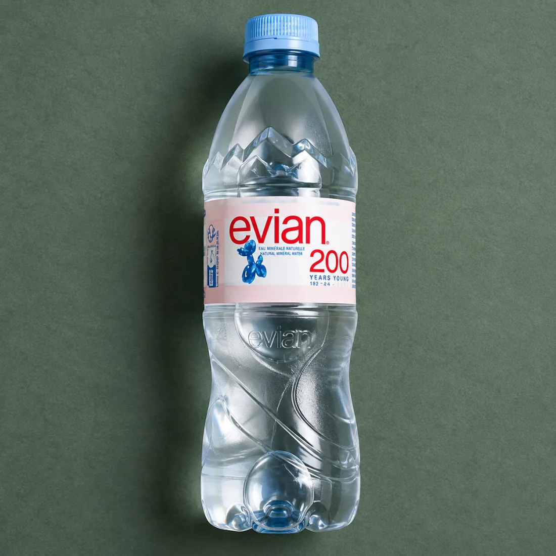 Bouteille d'eau minérale Evian 50 cl