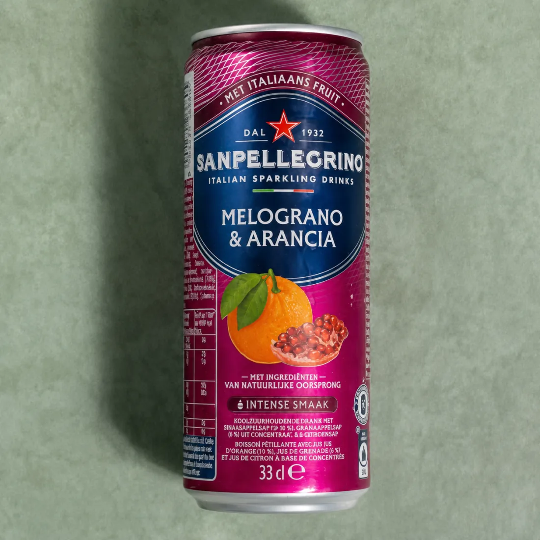 Canette San Pellegrino Melograno & Arancia 33 cl